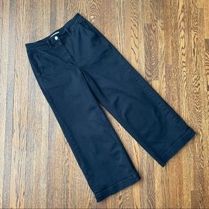 Everlane High Rise Wide Leg Crop Jeans